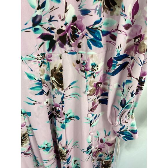 NWT Nanette Lepore Lenore Long Sleeve Floral Dress Size 12 - Picture 6 of 8